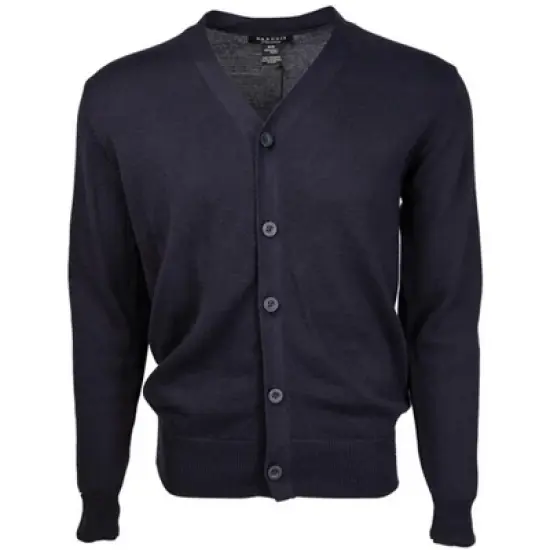 Solid Button Cotton Cardigan Sweater For Men From Marquis image {6}