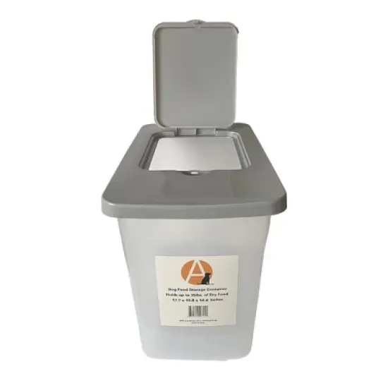 American Pet Supplies Plastic Food Container on Wheels image {4}