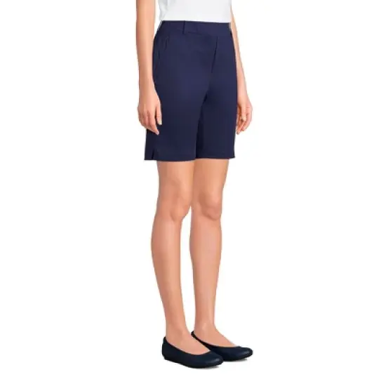 Lands' End Women's Lands' End Flex High Rise 10" Shorts image {2}