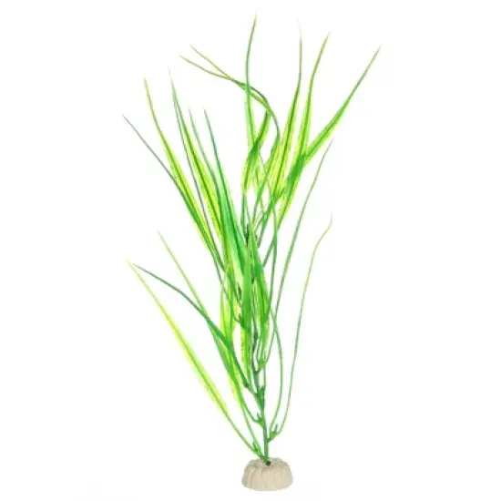 Unique Bargains Plastic Artificial Water Plants Aquarium Decorations Green 12.01" Heigh 1 Pc image {6}