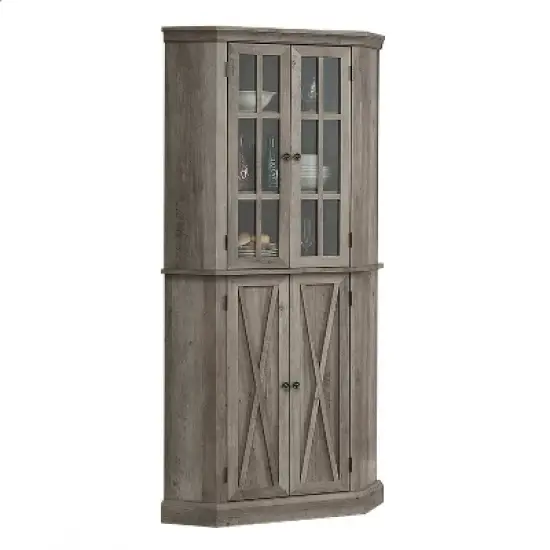Enclosed Corner Cabinet - Home Source image {10}
