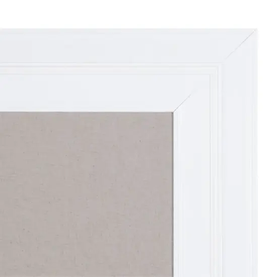 29.5" x 45.5" Whitley Pinboard White - Kate & Laurel All Things Decor image {2}