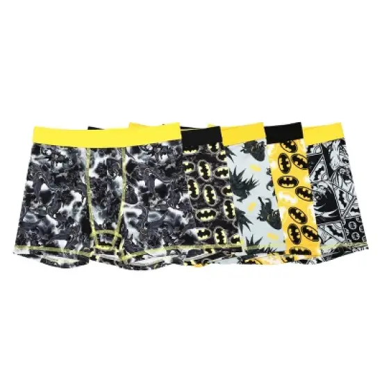 DC Comics Batman Boxers Bat Logo 5pk Boys Underwear Boxer Shorts image {5}