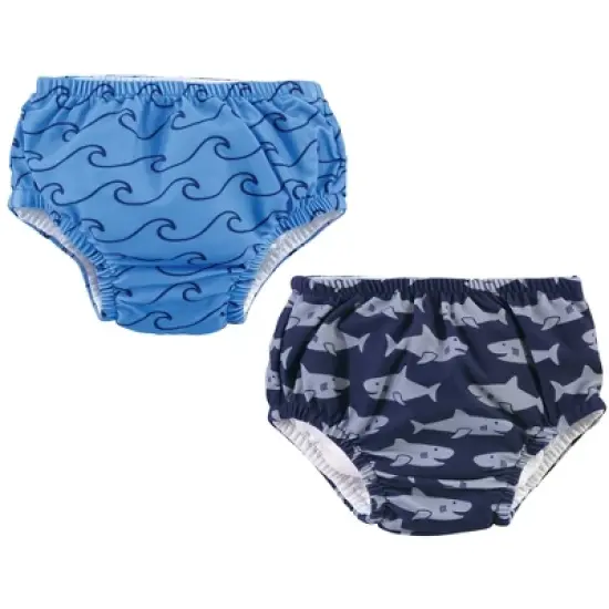 Hudson Baby Infant and Toddler Boy Swim Diapers, Sharks image {4}