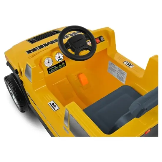 Kid Motorz 6V Hummer H2 Powered Ride-On - Yellow image {3}