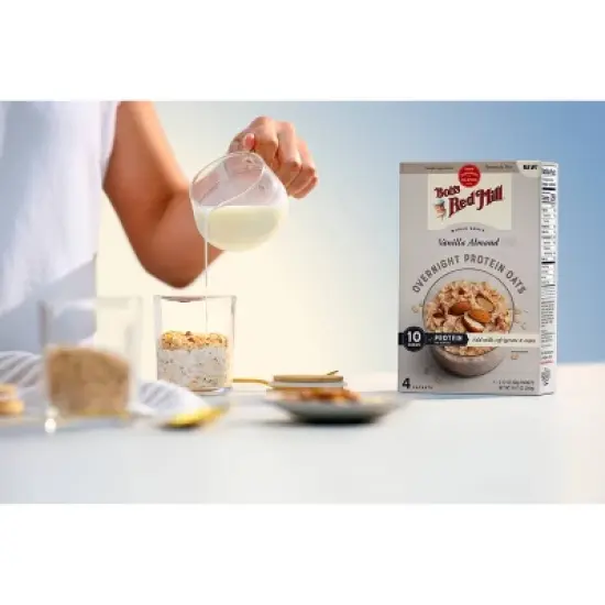 Bob's Red Mill Vanilla Almond Overnight Protein Oats - 8.47oz image {8}