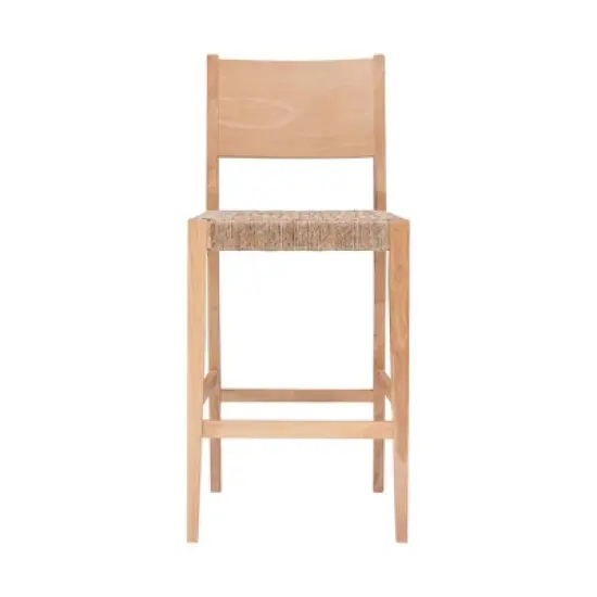 Set of 2 Clara Barstools Natural - Powell Company image {1}