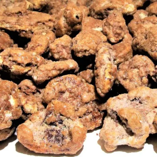 Cinnamon Flavored Toffee Covered Pecans by It's Delish image {1}