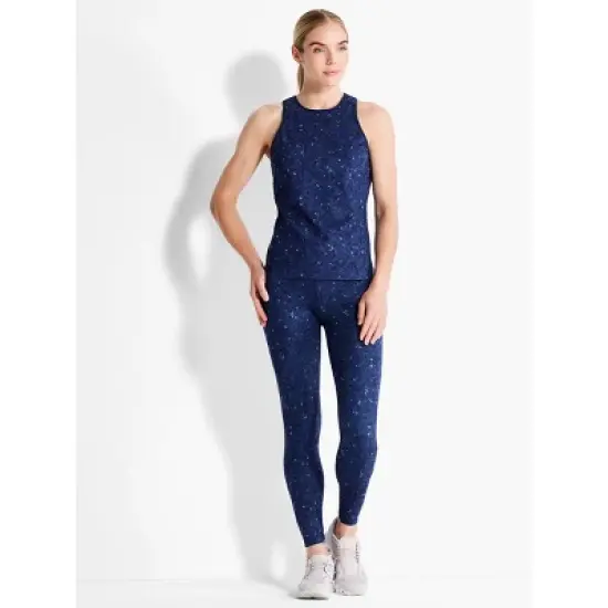 NIC + ZOE Spotted Blues Flexfit High Neck Tank image {7}