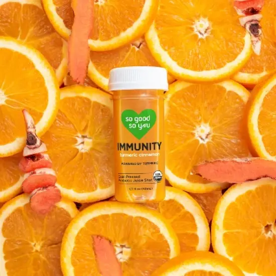 So Good So You Immunity Turmeric Cinnamon Organic Probiotic Juice Shot - 1.7 fl oz image {3}
