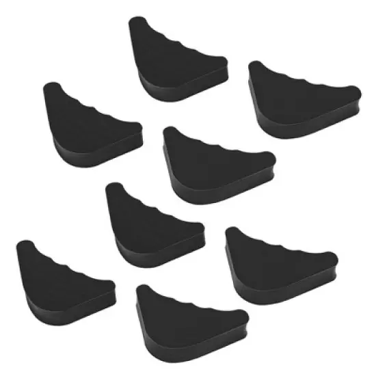 Unique Bargains Soft Round Head Wavy Hole Toe Plugs 4 Pairs image {4}