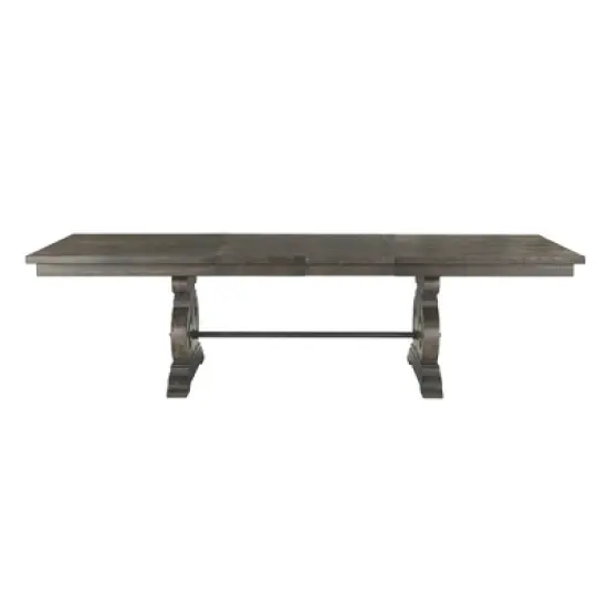 Stanford Extendable Dining Table Dark Ash - Picket House Furnishings image {1}
