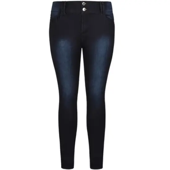 Women's Plus Size Asha Regular Skinny Jean - dark denim | CITY CHIC image {6}
