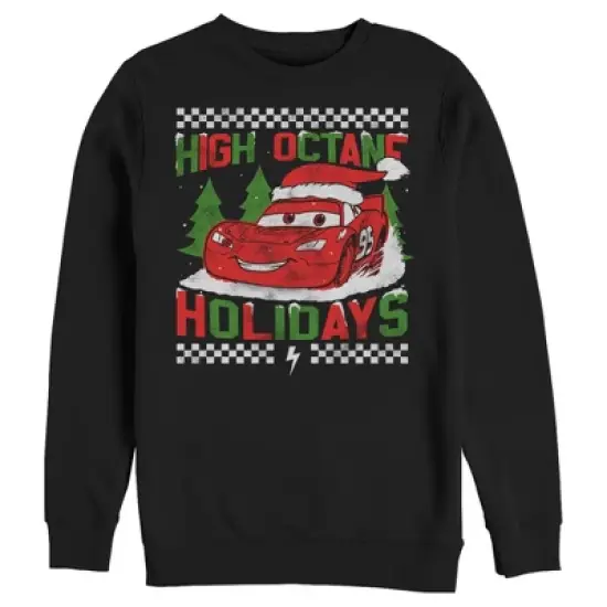 Men's Cars Lightning McQueen High Octane Holidays Sweatshirt image {3}