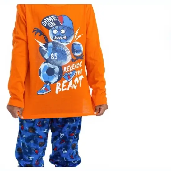 Sleep On It Boys Release The Beast Soft Fleece 2-Piece Pajama Sleep Set image {7}