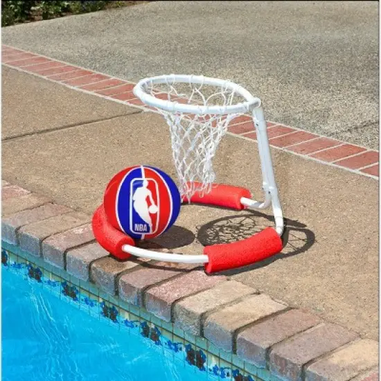 Swim Central 16" NBA Floating Basketball Pool Game image {2}