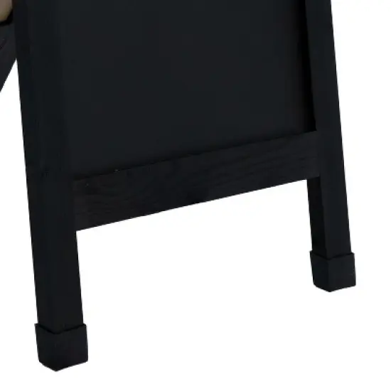 Sunnydaze 40 in. x 20 in. Double-Sided Magnetic A-Frame Chalkboard with Chalk and Eraser image {6}