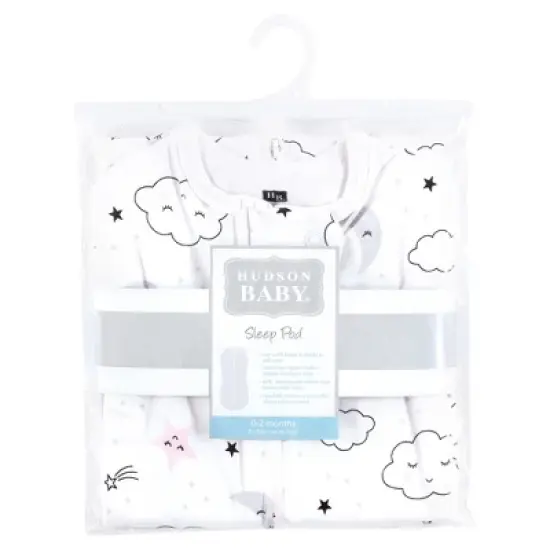 Hudson Baby Infant Girl Sleep Pod, Dreamer, 0-2 Months image {1}