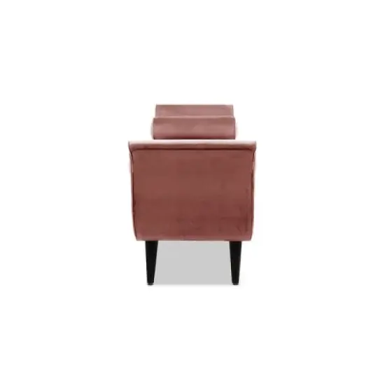 Jennifer Taylor Home Alma Tufted Flared Arm Entryway Bench image {2}