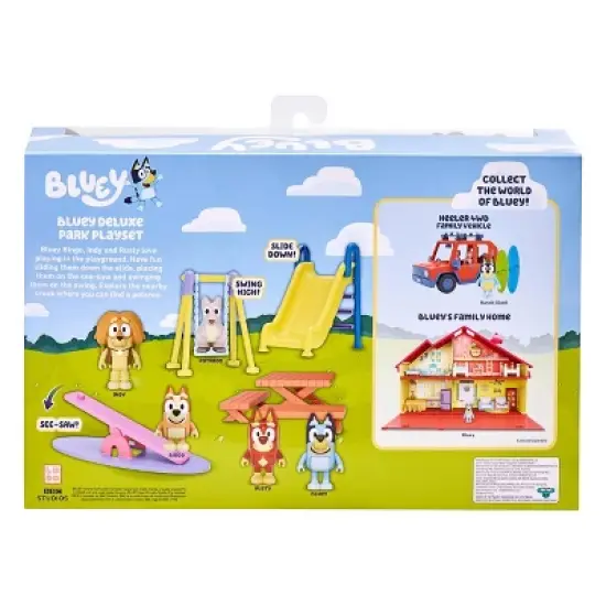Bluey Deluxe Park Themed Playset image {3}