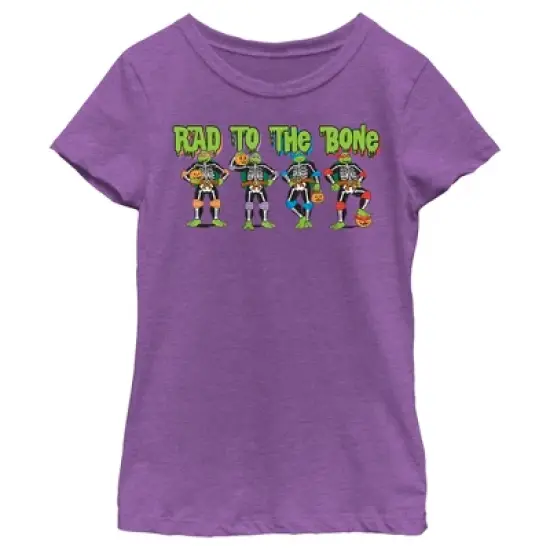 Girl's Teenage Mutant Ninja Turtles Halloween Rad to the Bone T-Shirt image {3}