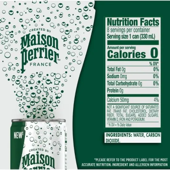 Maison Perrier Sparkling Water - 8pk/11.15 fl oz Cans image {5}