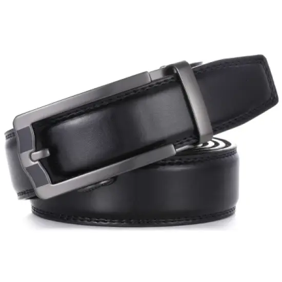 Mio Marino | Men's Horseshoe Leather Ratchet Belt image {2}