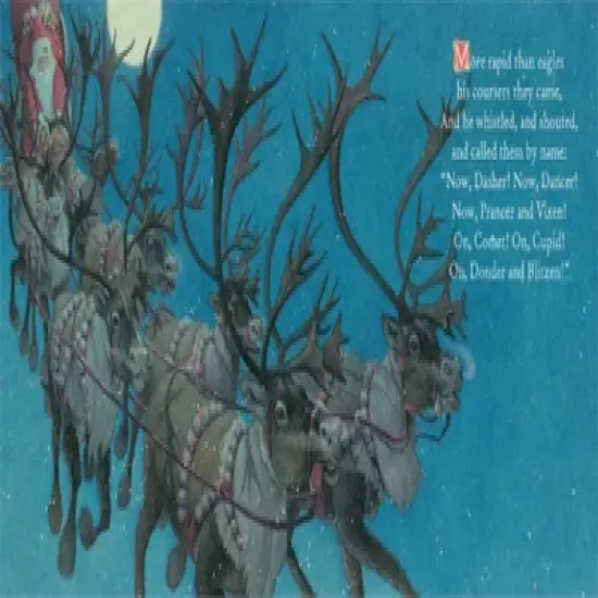The Night Before Christmas - By Clement Clarke Moore ( Board Book ) image {1}