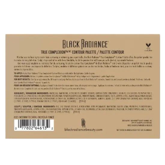 Black Radiance True Complexion Contour Palette - 0.38oz image {3}