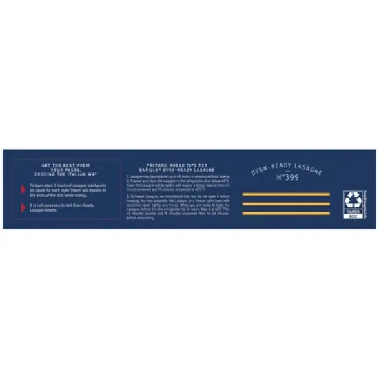 Barilla Oven Ready Lasagna Pasta - 9oz image {7}