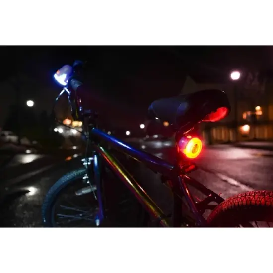 Brightz Ride LED - Flame: Silicone & ABS Bike Light, Handlebar & Seat Post Mount image {4}
