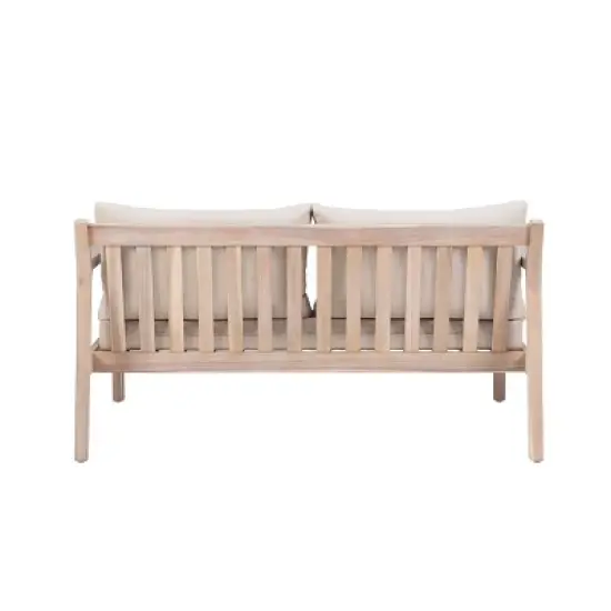 Linon 5pc Melita Acacia Conversation Set Natural image {18}