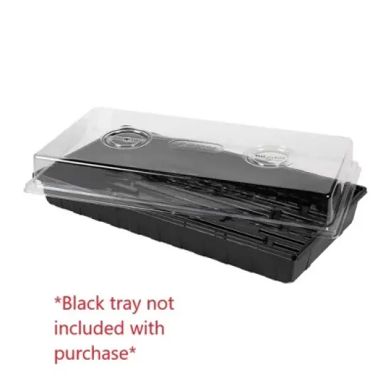 SUNPACK Sundome Plastic Multi-Vented Humidity Dome, Clear, 2.5in image {1}