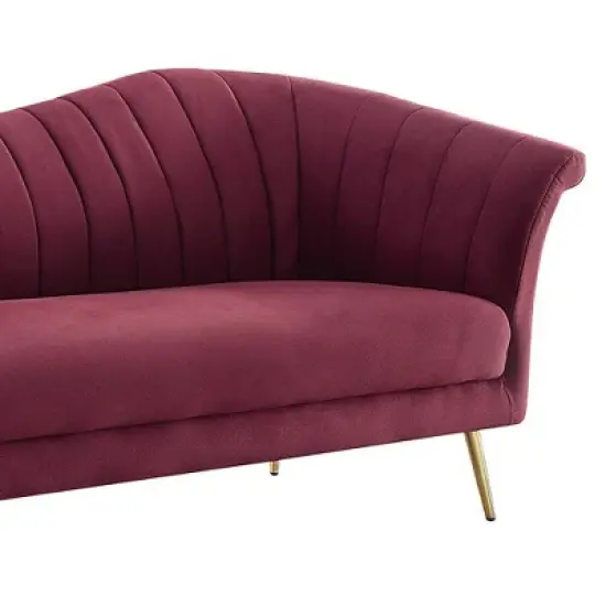 80" Callista Sofa Red Velvet - Acme Furniture image {8}