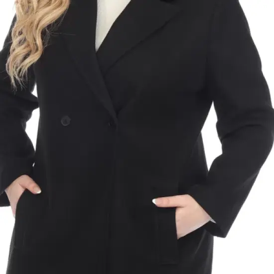 Plus Size Classic Walker Coat-White Mark image {3}