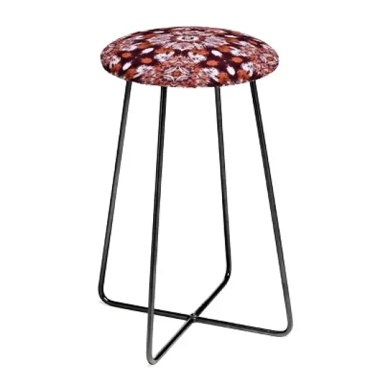 Marta Barragan Camarasa Bohemian Style Mosaic Counter Stool - Deny Designs image {2}