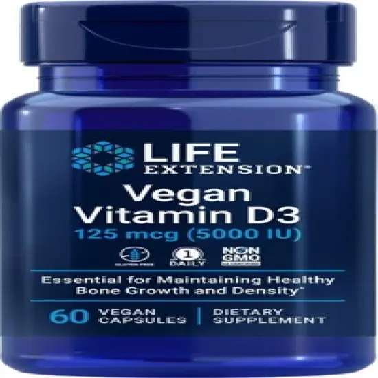 Vegan Vitamin D3 by Life Extension  -  60 VegCap image {2}