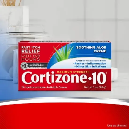 Cortizone 10 Maximum Strength Aloe Anti-Itch Creme image {5}
