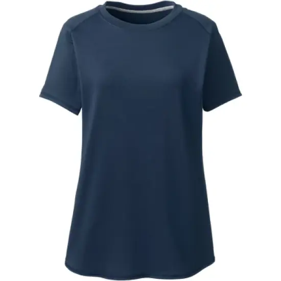 Lands' End School Uniform Women's Short Sleeve Active Gym T-shirt image {1}