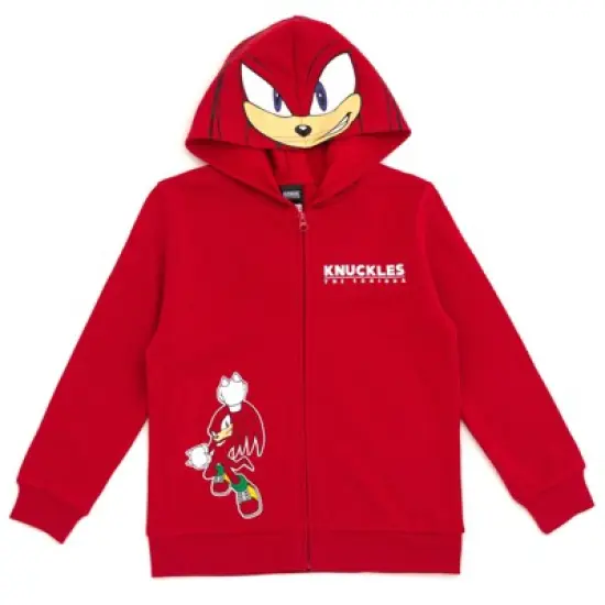 SEGA Sonic the Hedgehog Fleece Zip Up Hoodie Little Kid to Big Kid image {8}