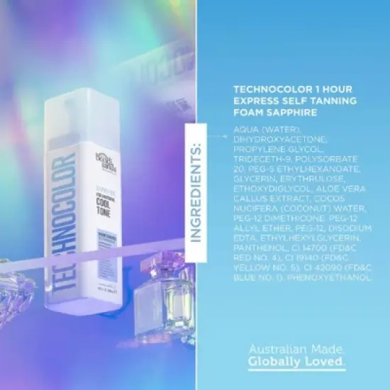Bondi Sands Technocolor 1 Hour Express Self Tanning Foam Sapphire - 6.76 fl oz image {8}
