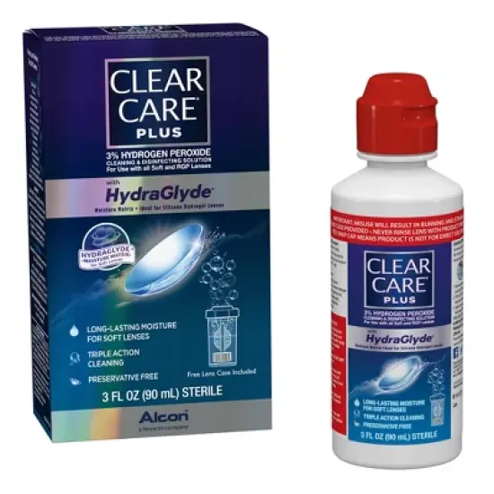 Clear Care Plus with HydraGlyde Lens Solution - 3 fl oz image {1}
