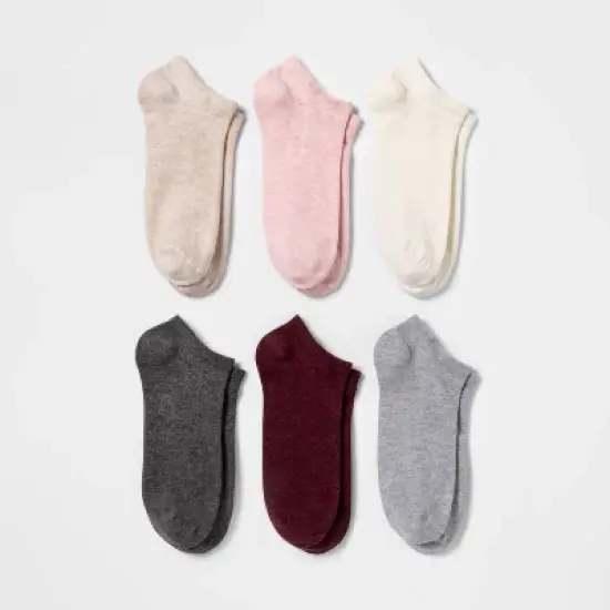 Women's 6pk Low Cut Socks - A New Day&trade; 4-10 image {2}