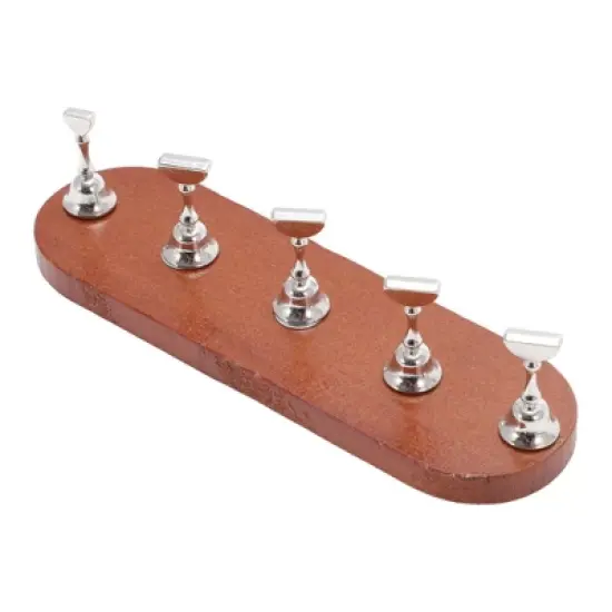 Unique Bargains Durable Oval Nail Display Stand 1 Set image {6}