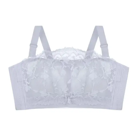 Agnes Orinda Women's Soft-cup Free Strap Strong Support Bars image {8}