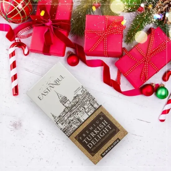 Eastanbul Premium Turkish Delight with Dubai Chocolate Filling, 8.8oz image {8}