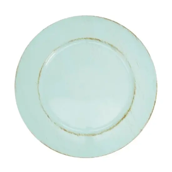 Saro Lifestyle Vintage-Inspired Distressed Charger Plate (Set of 4) image {5}