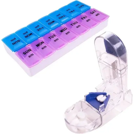 Apex Detach N Go 7-Day Plus Cutter Pill Organizer image {4}