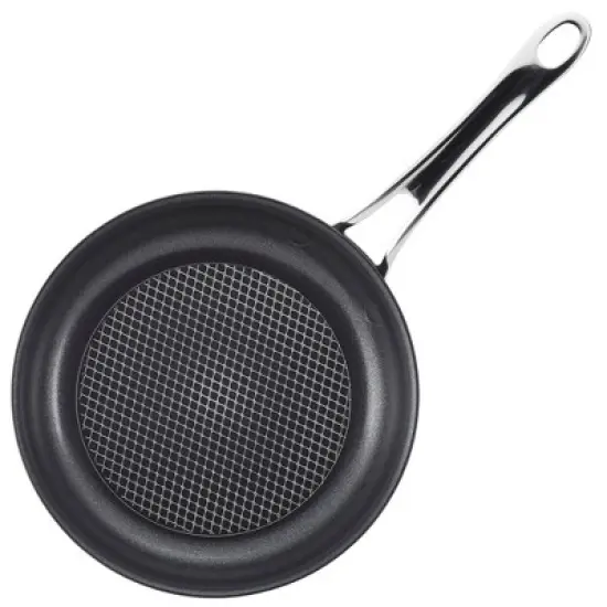 Anolon X Hybrid 8.25" Nonstick Induction Frying Pan Super Dark Gray image {2}