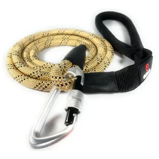 Enthusiast Gear Reflective Rope Dog Leash with Locking Carabiner for Large Medium Small Breeds and Puppy (6&rsquo; Feet) image {12}